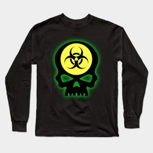 Biohazard Skull Long Sleeve T-Shirt